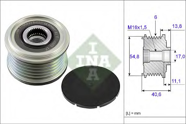 INA 535 0102 10 Alternator Freewheel Clutch